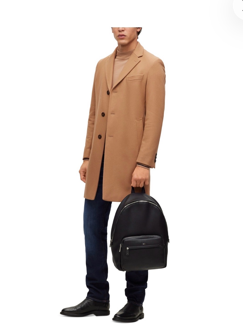 Men's Ray Solid Color Backpack - Picture 6 of 13